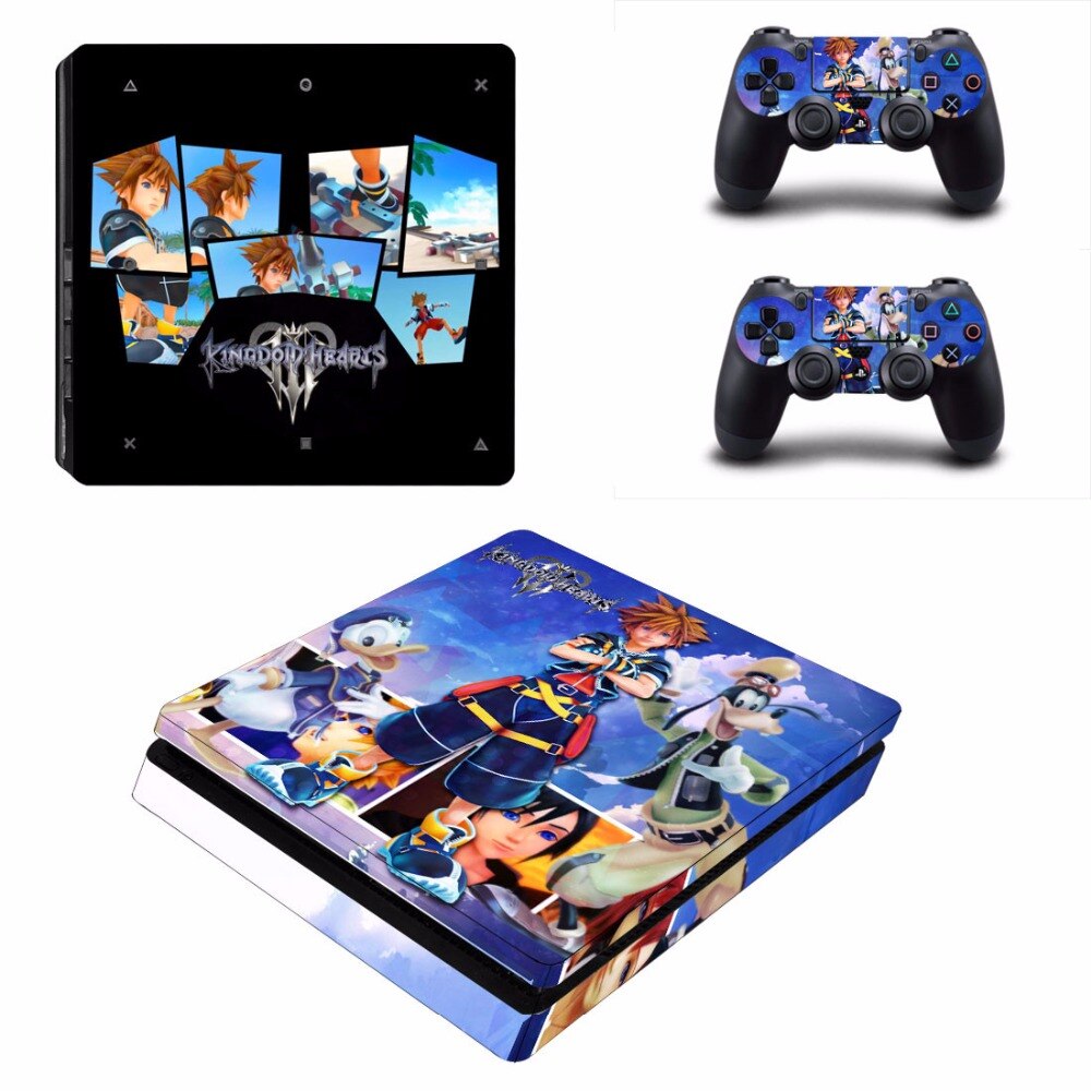PS4 Slim Skin Sticker Kingdom Hearts PS4 Slim Skin Sticker Kingdom Hearts