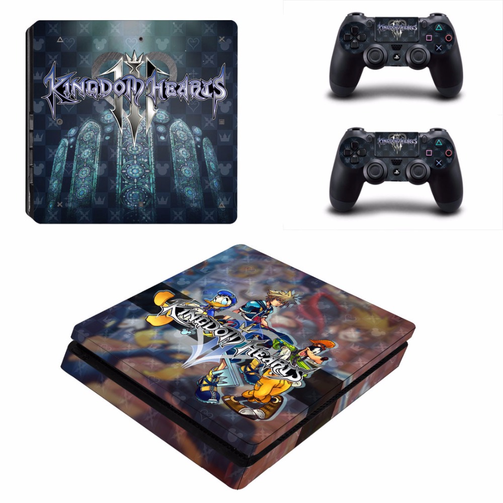 PS4 Slim Skin Sticker Kingdom Hearts PS4 Slim Skin Sticker Kingdom Hearts