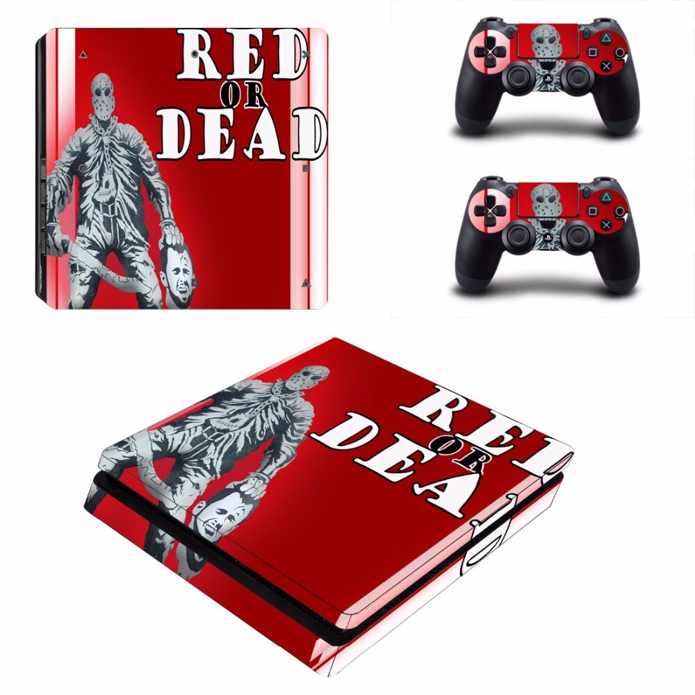 Red or Dead PS4 Slim Skin Sticker Red or Dead PS4 Slim Skin Sticker