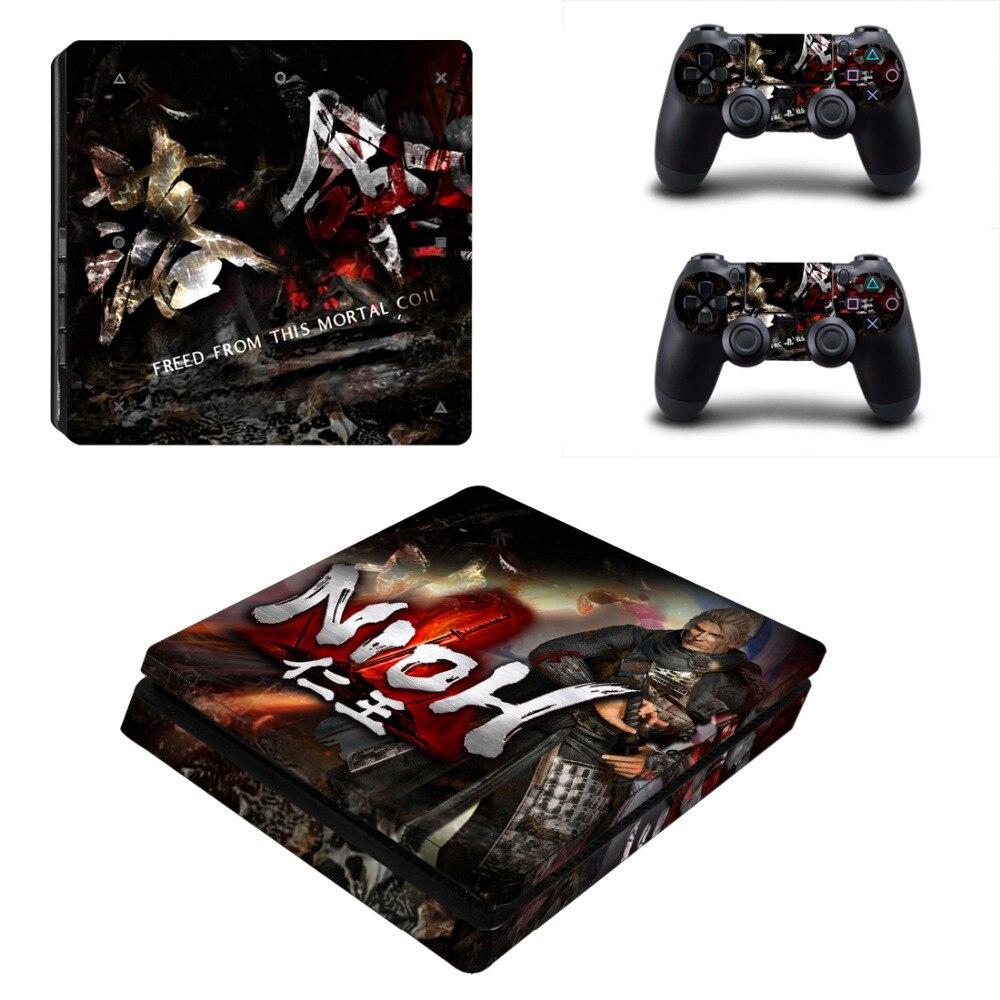 Game Nioh Decal PS4 Slim Skin Sticker Vinyl Game Nioh Decal PS4 Slim Skin Sticker Vinyl
