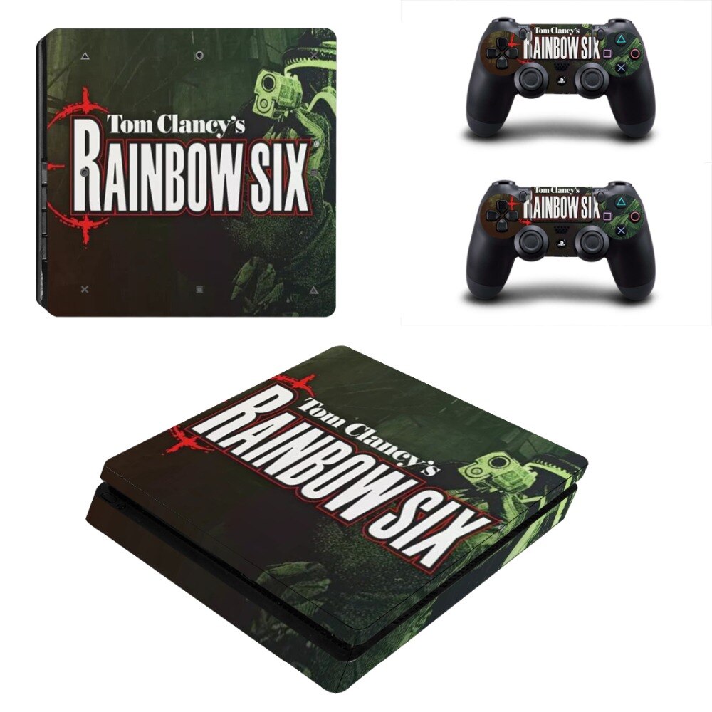 Rainbow Six Siege PS4 Slim Skin Sticker Vinyl s Decal Rainbow Six Siege PS4 Slim Skin Sticker Vinyl s Decal