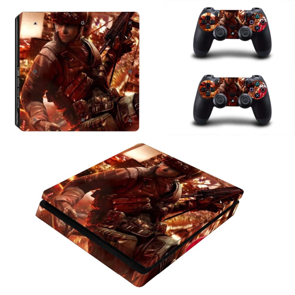 Rainbow Six Siege PS4 Slim Skin Sticker Vinyl s Decal Rainbow Six Siege PS4 Slim Skin Sticker Vinyl s Decal