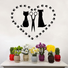 Wall Decals Sticker For Pets Grooming Salon 