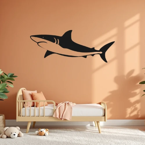 Swimming Blue Shark