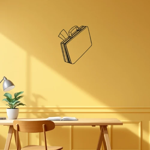 Briefcase on the Go Wall Decal