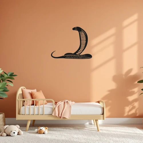 Sitting Viper Wall Decal