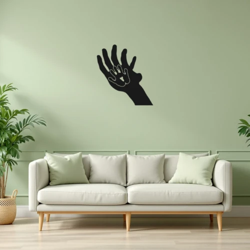 Bloody Zombie Hand Wall Decal