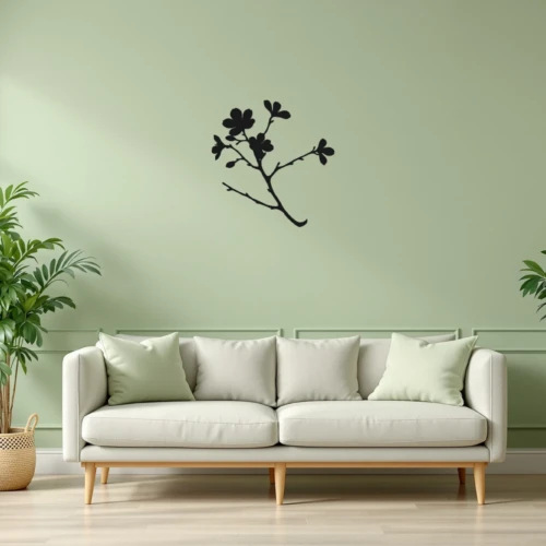 Blooming Cherry Blossom Branch Wall Decal