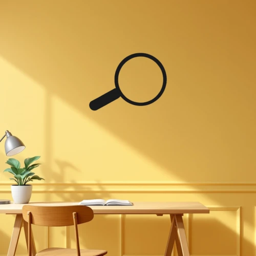 Magnifying Glass Wall Decal