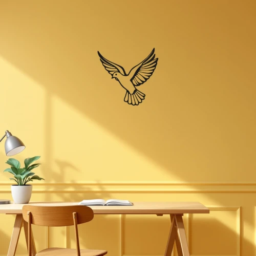 Doves in Flight Wall Decal