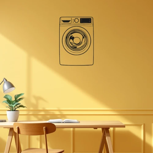 Washing Machine Whirl Wall Decal