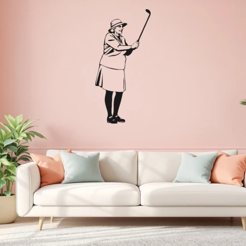 Golfing Granny Decal