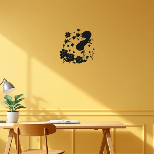 Blooming Floral Womb Wall Decal