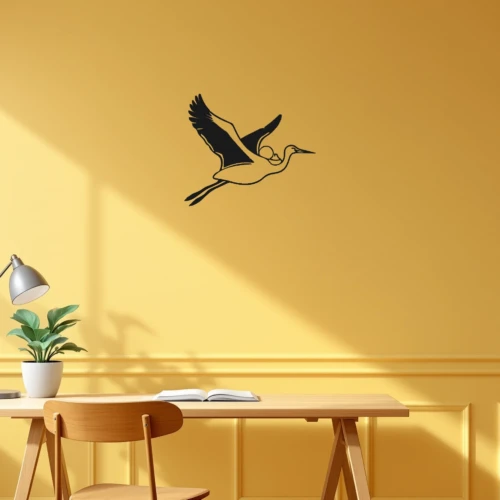 Stork Delivery Wall Decal