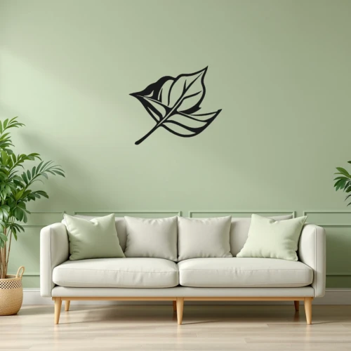 Fall Leaf Whirlwind Wall Decal