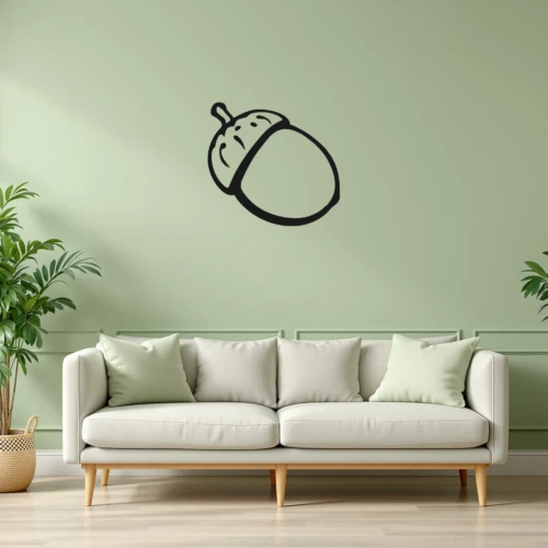 Acorn Silhouette Wall Decal