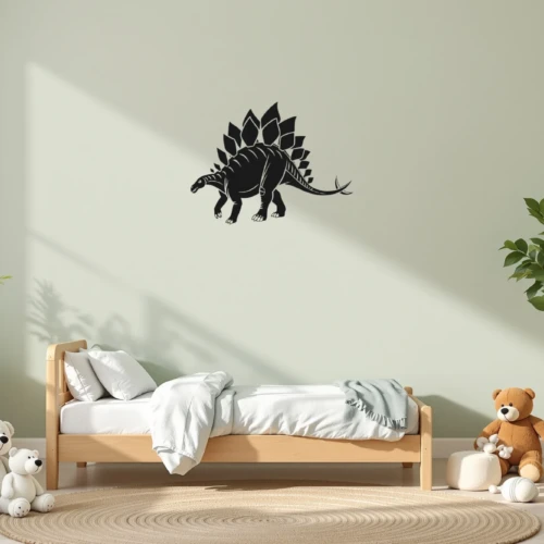 Stegosaurus Spike Pattern Wall Decal