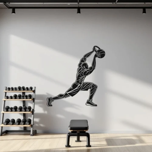 Kettlebell Swing Wall Decal