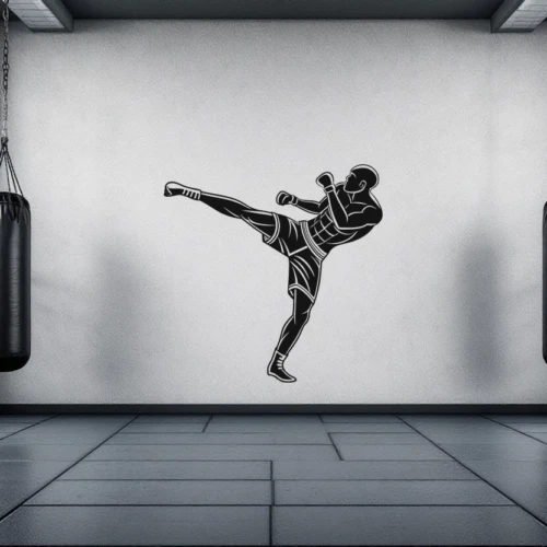 Flying Knee Wall Decal