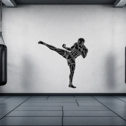 Front Kick Wall Decal