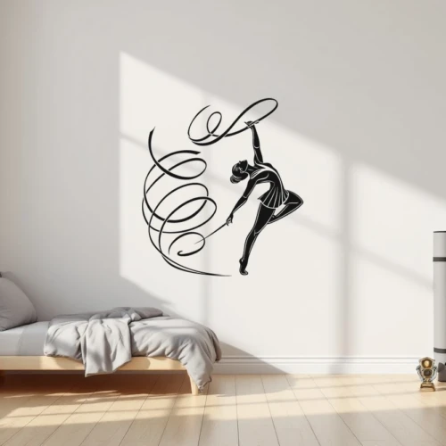 Rhythmic Ribbon Wall Decal
