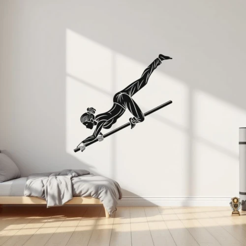 Uneven Bars Wall Decal