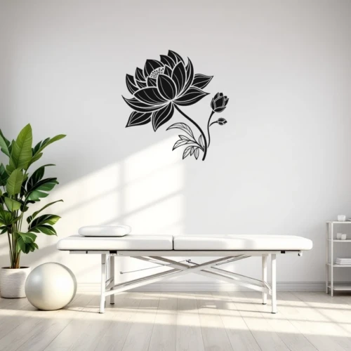 Recovery Lotus Icon Wall Decal