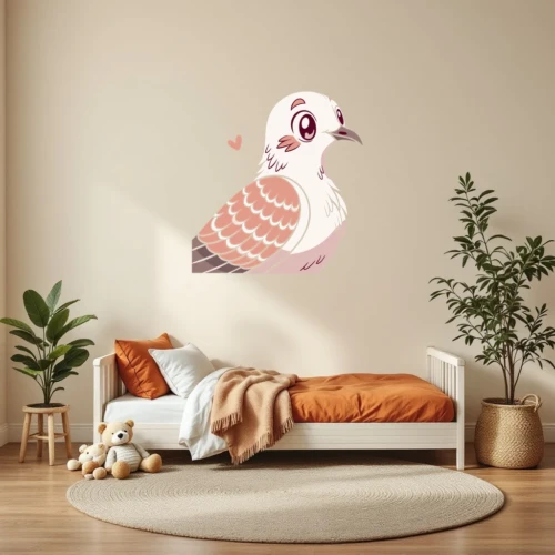 Dove Portrait Wall Decal