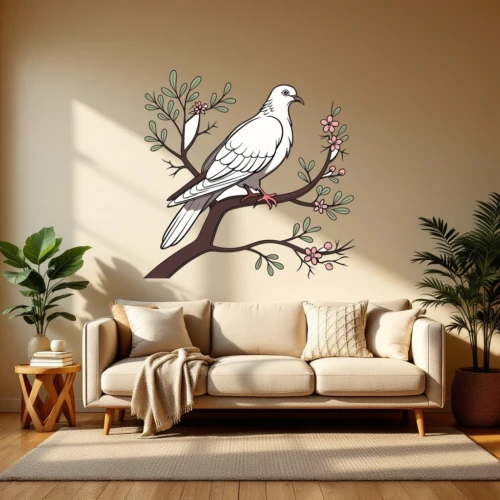 Elegant Dove Wall Decal