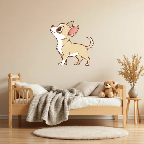 Cute Chihuahua Puppy Wall Decal